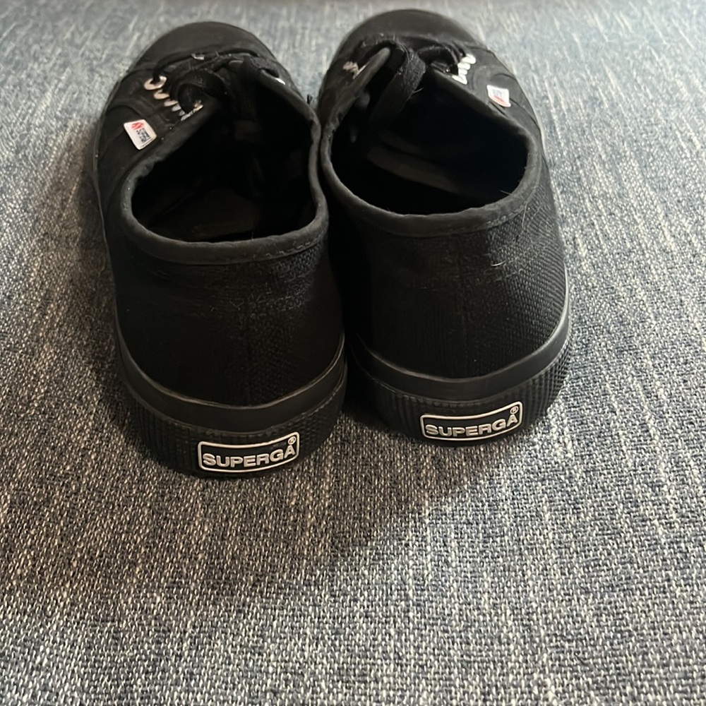 Superga Black Canvas Sneakers - Picture 6 of 8